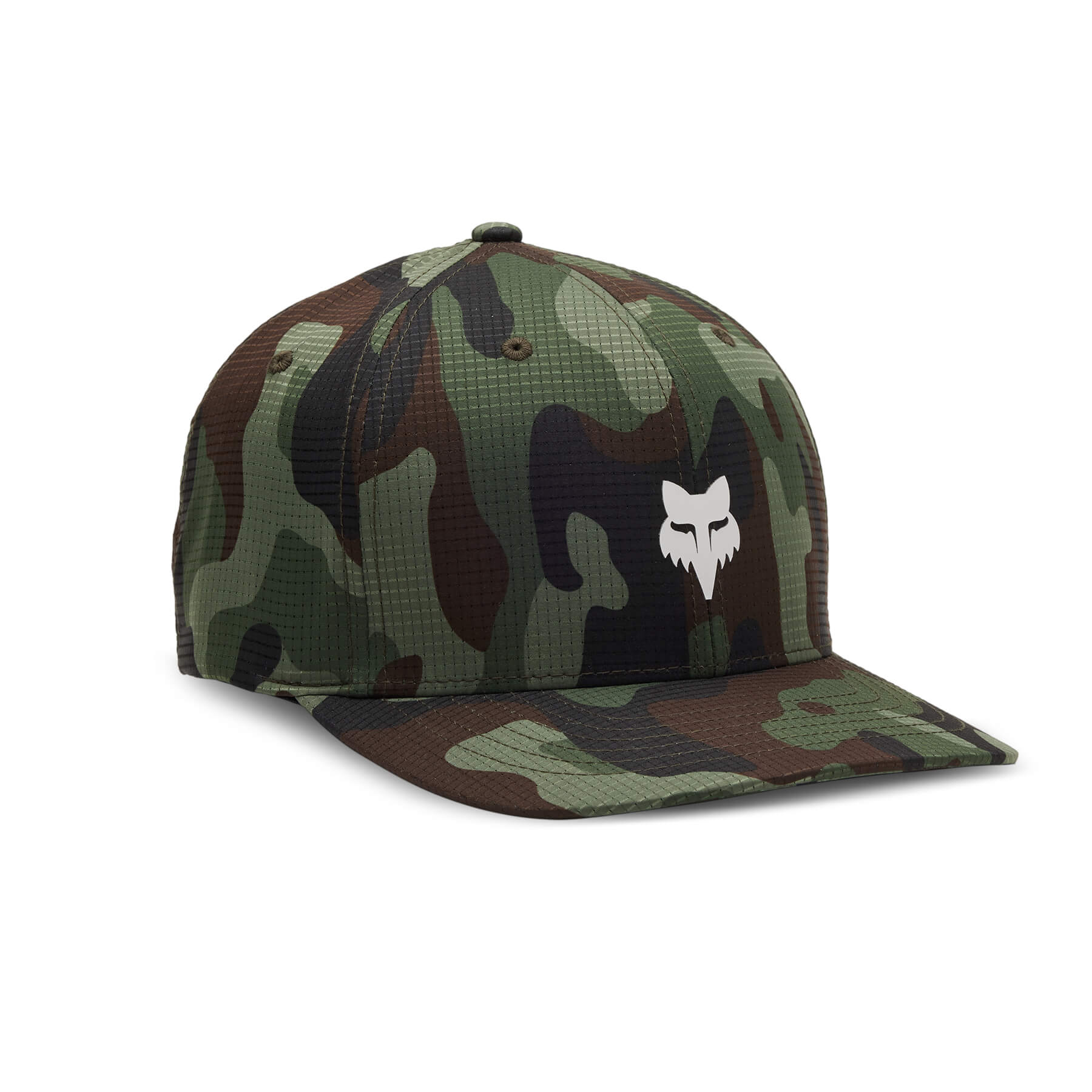 כובע פוקס ירוק צבאי - FOX HEAD CAMO TECH FLEXFIT HAT V24