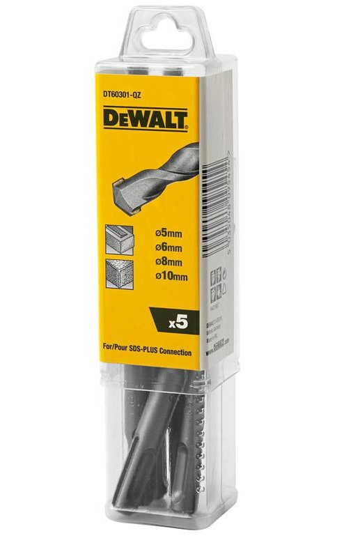 סט מקדחים לפטישון DEWALT DT60301-OZ SDS-PLUS