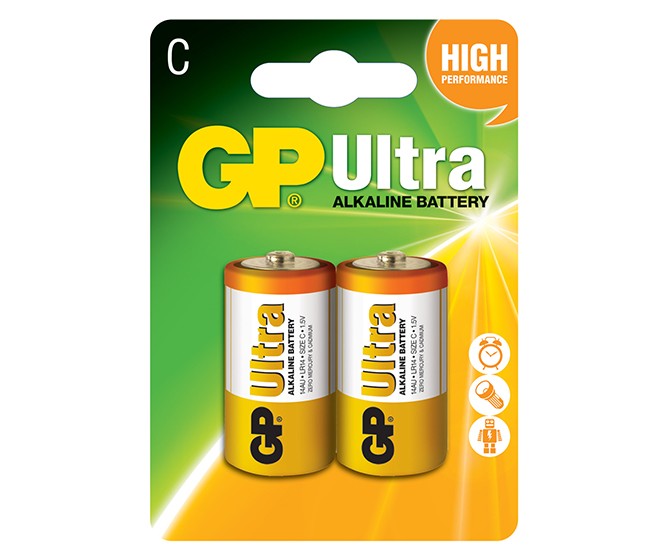 500 סוללות בגודל GP Ultra Alkaline C איסוף עצמי בלבד!