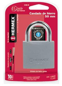 מנעולי פלדה במידות שונות 45 מ"מ TRUPER HERMEX CAZA-45L    