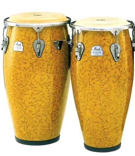 Pearl Primero Pro Fiberglass Conga Set Gold