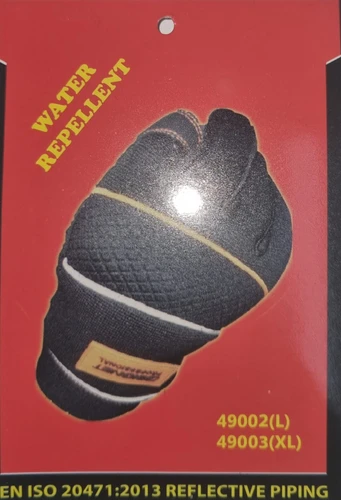כפפות עבודה למכונאים 2 אצבעות חשופות 