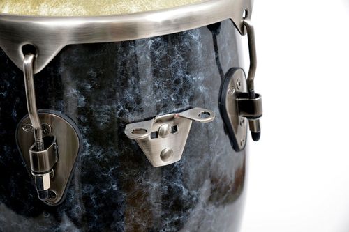 זוית נוספת Pearl Primero Pro Fiberglass Conga Set Black Marble 