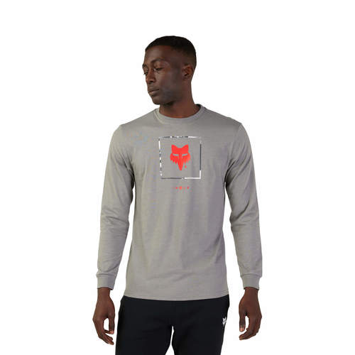 חולצה ארוכה פוקס אפור - FOX ATLAS LS PERM TEE V24