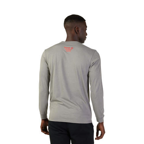 חולצה ארוכה פוקס אפור - FOX ATLAS LS PERM TEE V24