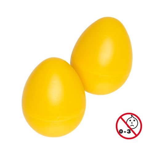 זוג ביצי שייקר בצבע צהוב Stagg EGG2 YW