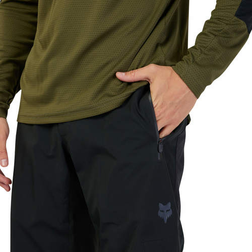 מכנס רכיבה חסין מים פוקס שחור - FOX DEFEND 3L WATER PANTS