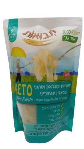 אטריות קונג'אק בסגנון פוסילי אורגני קיטו תבואות