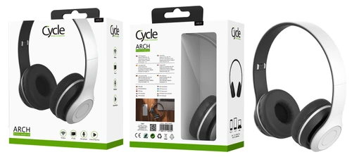 אוזניות קשת אלחוטיות ללמידה מרחוק Cycle Arch BT לבן