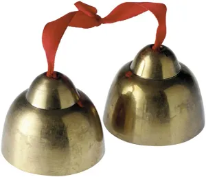 זוג פעמונים בגודל Large קשורים על חוט מבית Stagg