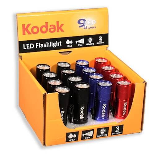 פנס אישי מאלומיניום חזק ועוצמתי - 9-LED