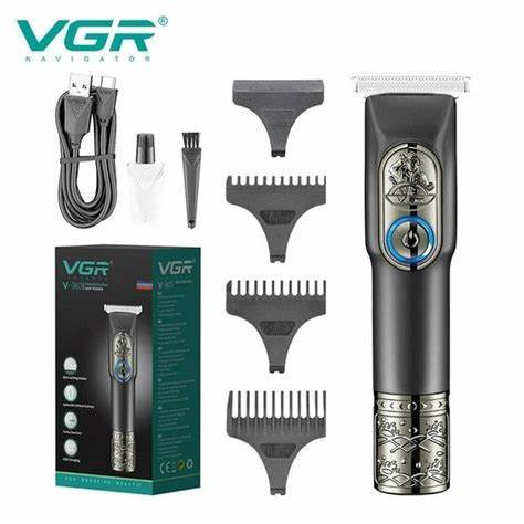 מכונת תספורת מקצועית נטענת עם להבים אפס VGR V-963.