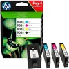 סט 4 ראשי דיו מקוריים HP 903XL 3HZ51AE (הספק 750 דף בכל צבע)