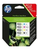 סט 4 ראשי דיו מקוריים HP 932XL-933XL T0A80AA (הספק 1,000 דף בשחור ו-825 דף בכל צבע)