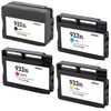 סט 4 ראשי דיו תואמים פרימיום HP 932XL-933XL T0A80AA (הספק 1,000 דף בשחור ו-825 דף בכל צבע)