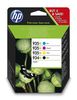 סט 4 ראשי דיו מקוריים HP 934XL-935XL X4E14AE (הספק 1,000 דף בשחור ו-825 דף בכל צבע)