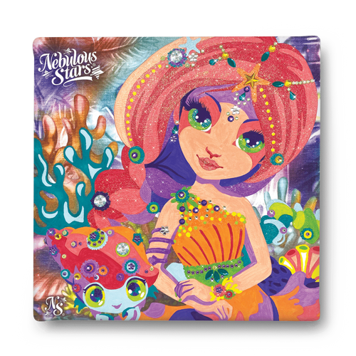 קנבס לציור לפי מספרים עם נצנצים - קוריולה