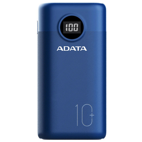 ADATA AP10000QCD 10,000mAh Power Bank USB Blue