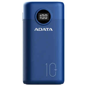 ADATA AP10000QCD 10,000mAh Power Bank USB Blue
