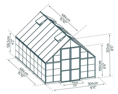 חממה ביתית 3x4.9 Balance