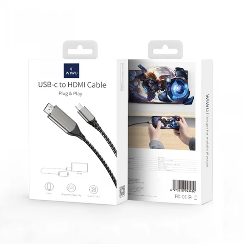 מתאם תצוגה WiWU X10L Type-C-HDMI