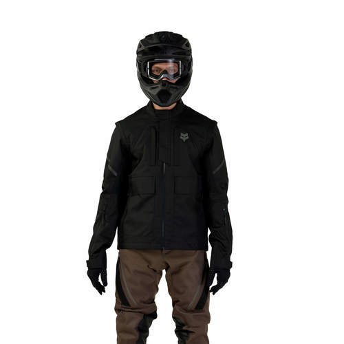 מעיל רכיבה פוקס שחור - FOX DEFEND OFFROAD JACKET V24