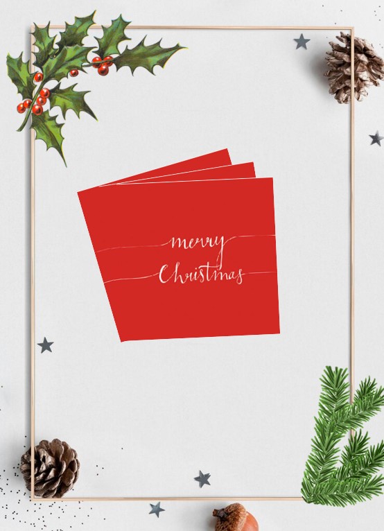 20 מפיות 25/25ס"מ - Merry Christmas 