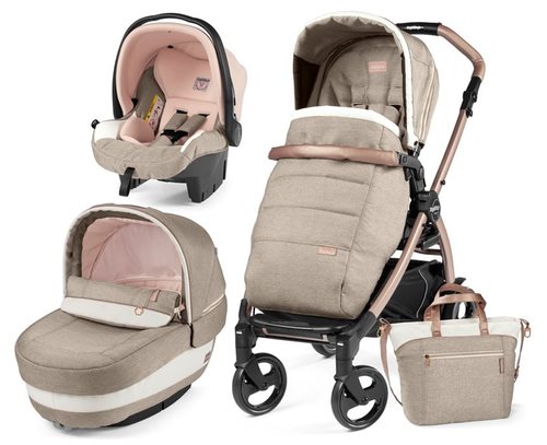 עגלה לתינוק בוק Mon Amour Luxe Elite Premium 2020 Peg perego