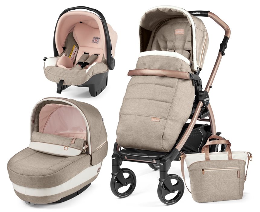 עגלה לתינוק בוק Mon Amour Luxe Elite Premium 2020 Peg perego