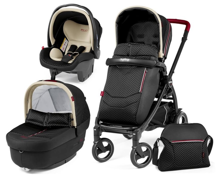 עגלה לתינוק בוק Fiat 500 Luxe Elite Premium 2019 Peg perego