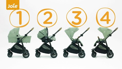 עגלה לתינוק משולבת כולל טיולון ואמבטיה דגם Versatrax
