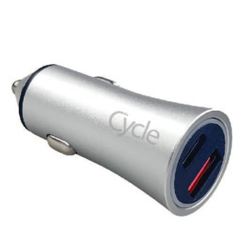 מטען רכב מהיר Cycle CYCPD-L עם יציאת USB בתקן QC3.0 36W + כבל Lightning