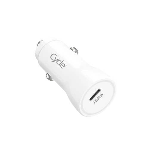 מטען רכב מהיר Cycle CYCPD20W עם יציאת USB בתקן 3A 20W