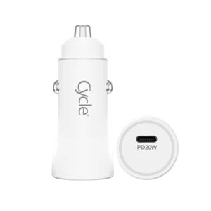מטען רכב מהיר Cycle CYCPD20W עם יציאת USB בתקן 3A 20W