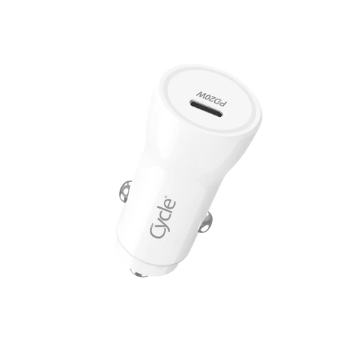 מטען רכב מהיר Cycle CYCPD20W-T עם יציאת USB בתקן 3A 20W + כבל Type-C