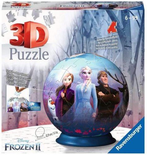 פאזל כדור תלת מימד 72 חלקים מבית Ravensburger - לשבור את הקרח