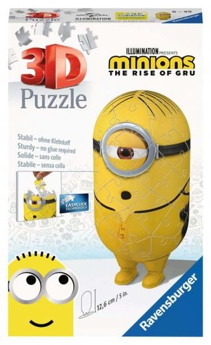 פאזל המיניונים תלת מימד 59 חלקים מבית Ravensburger - קונג פו