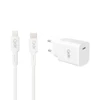 מטען קיר מהיר PD 30W עם יציאת PD+כבל Lightning/אייפון מבית Cycle 