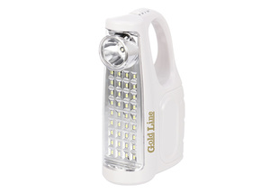 תאורה נטענת ניידת 36 נורות עם פנס ותאורת צד Gold Line ATL-189