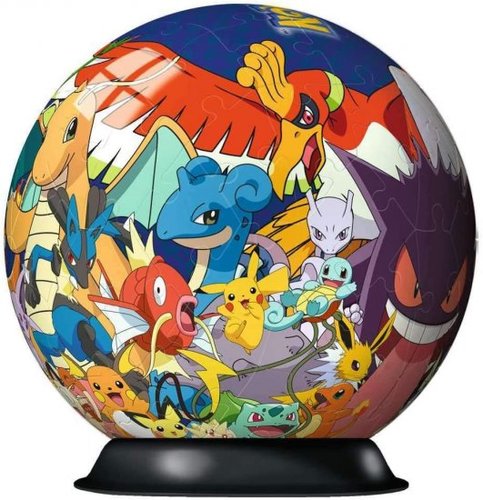 פאזל פוקימונים תלת מימדי 72 חלקים מבית Ravensburger