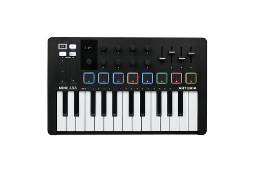 מקלדת שליטה Arturia Minilab 3 - שחור ארטוריה
