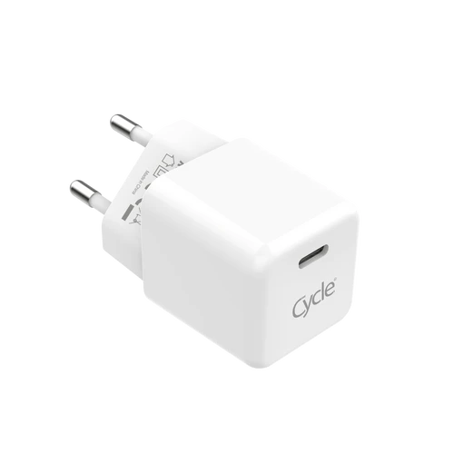 מטען קיר מהיר קומפקטי Cycle CYHPD-CUBE 20W עם יציאת PD