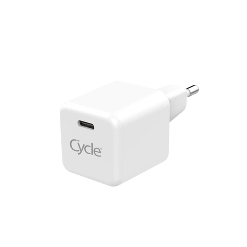 מטען קיר מהיר קומפקטי Cycle CYHPD-CUBE 20W עם יציאת PD