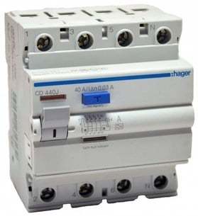 פחת הגר 40X4 30MA Hager