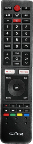 תמונת מוצר נוספת שלט תואם לטלוויזיות  מותג TOSHIBA