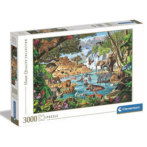 פאזל 3000 מפל מים אפריקאי - Clementoni 33551