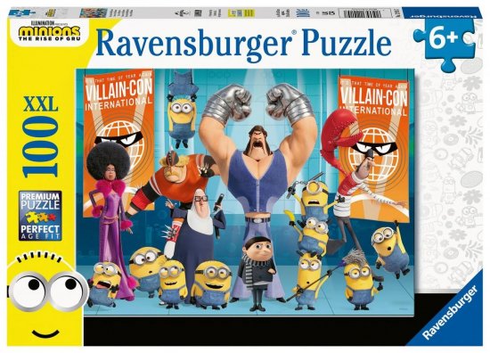 פאזל 100 חלקים XXL מבית Ravensburger - המיניונים
