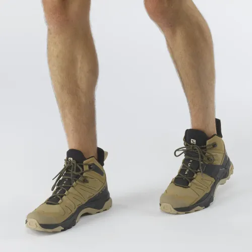 נעל טיולים לגברים Salomon X Ultra 4 Mid Gtx צבע מדברי