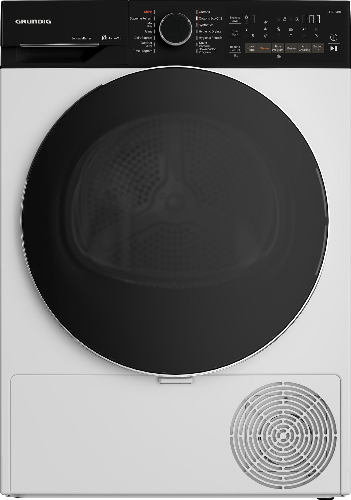 HEAT PUMP מייבש 9 ק״ג GTPE79E23EW GRUNDIG
