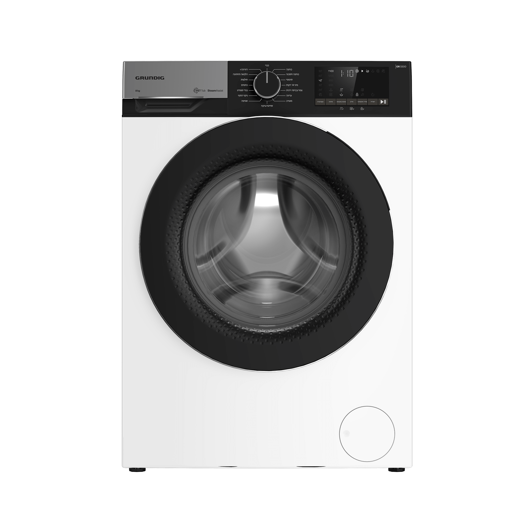 מכונת כביסה 8 ק״ג GW5P58410W GRUNDIG